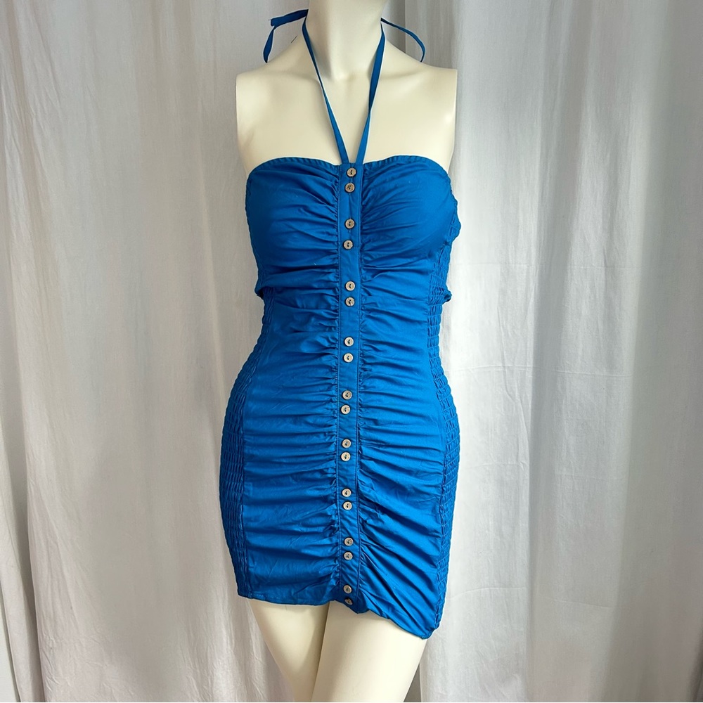 NWT Free People Blue Halter Dress